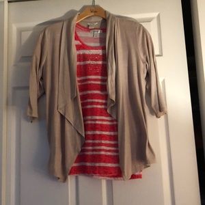 Christopher and Banks light weight cardigan